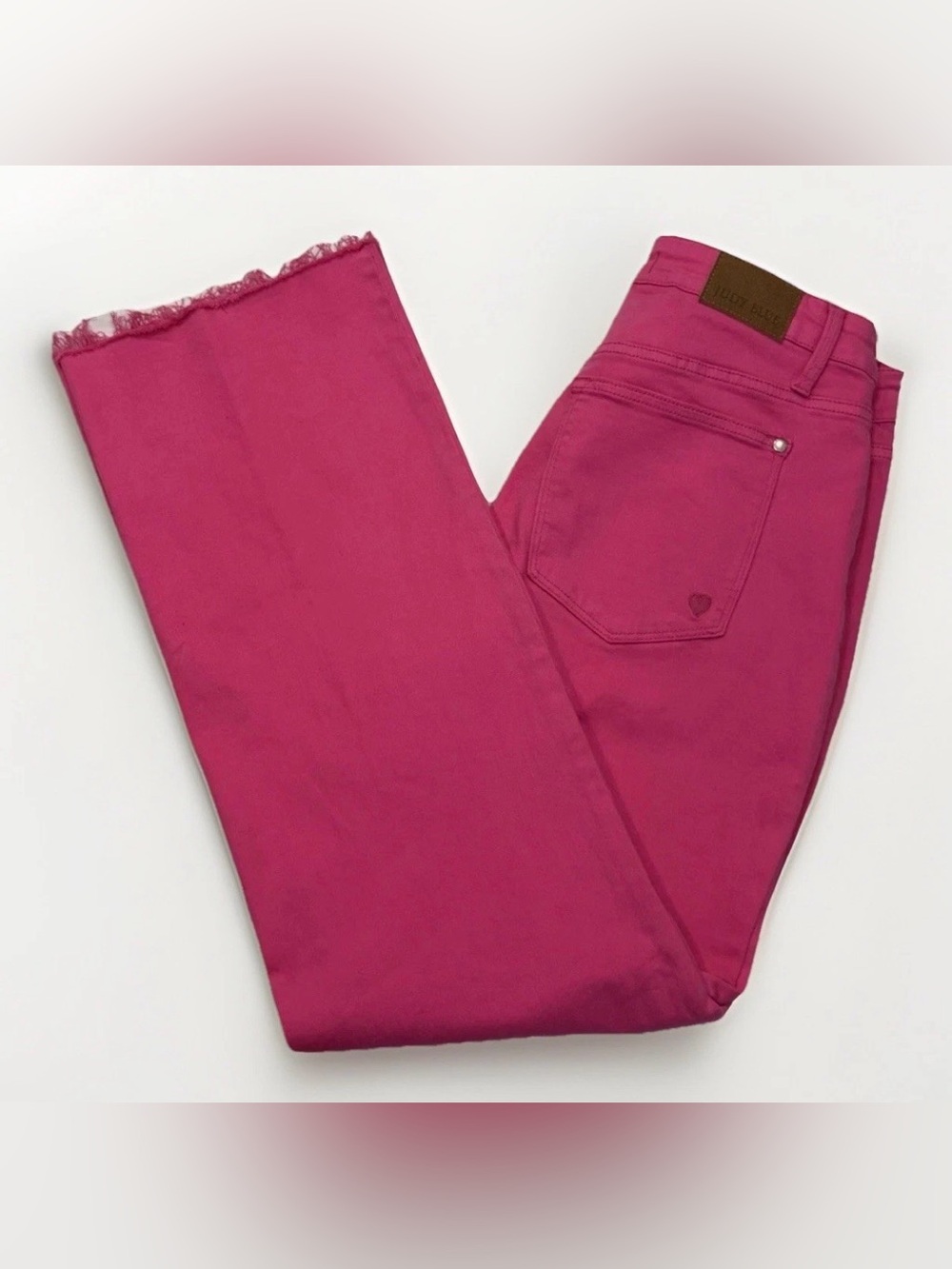 Judy Blue Hot Pink Straight Leg Jeans